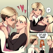 spider-gwen and gwen stacy (marvel and 4 more) drawn by talt_lo