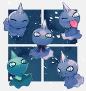 gardevoir, ditto, and transformed ditto (pokemon) drawn by lotosu