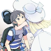 lillie, lunala, and lillie (pokemon and 1 more) drawn by kinocopro