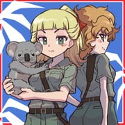 wallaby and koala (girls und panzer and 1 more) drawn by takuzoutoitoi