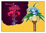 duraludon, celesteela, and gigantamax duraludon (pokemon) drawn by  fukidashi_cotton