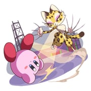 banette and mega banette (pokemon) drawn by poyo_party