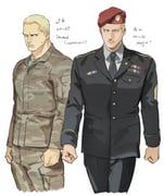 leon s. kennedy and jack krauser (resident evil and 1 more) drawn by  tatsumi_(psmhbpiuczn)