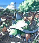 hitmonlee and hitmonchan (pokemon) drawn by mukiguri