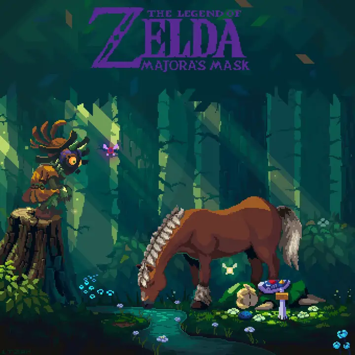 Link majora epona tatl skull kid and 1 more the legend of zelda