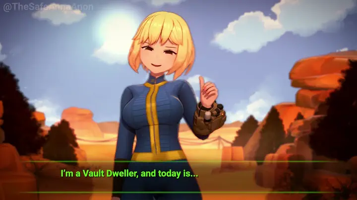 vault girl (fallout) drawn by anna_anon, lewdksound, merura_(voice