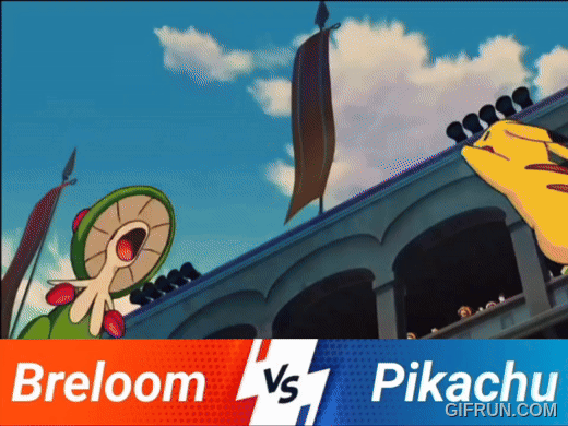 pikachu, ash ketchum, and breloom (pokemon and 2 more) drawn by animedefeats