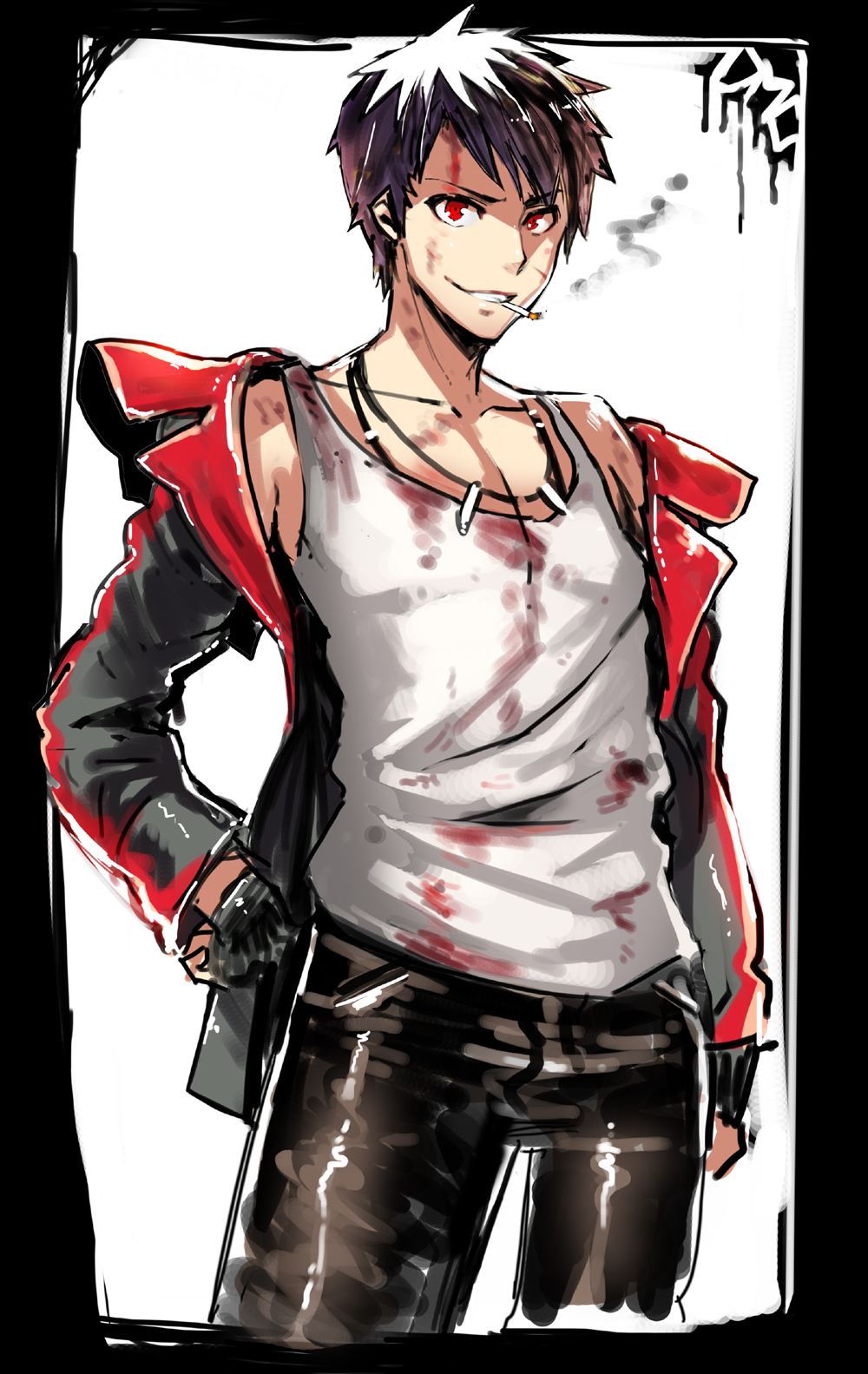 dante (devil may cry and 1 more) drawn by meme50