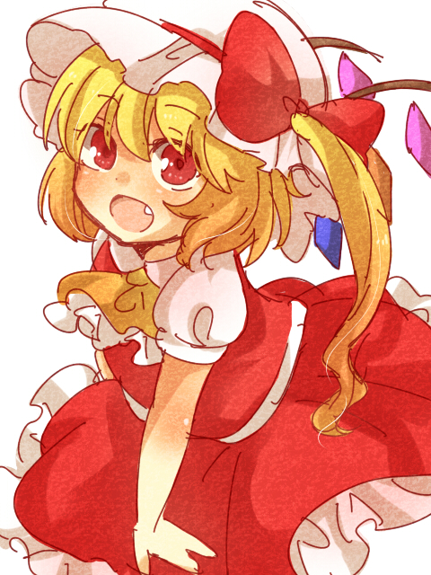 flandre scarlet (touhou) drawn by zawameki