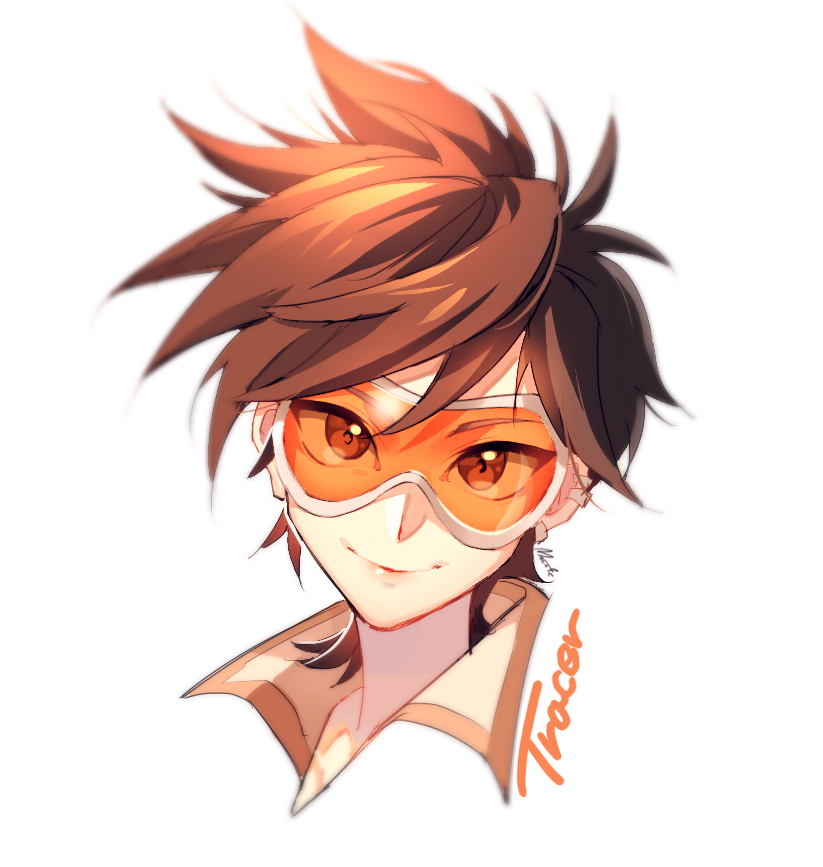 tracer (overwatch and 1 more) drawn by maro_(lij512)