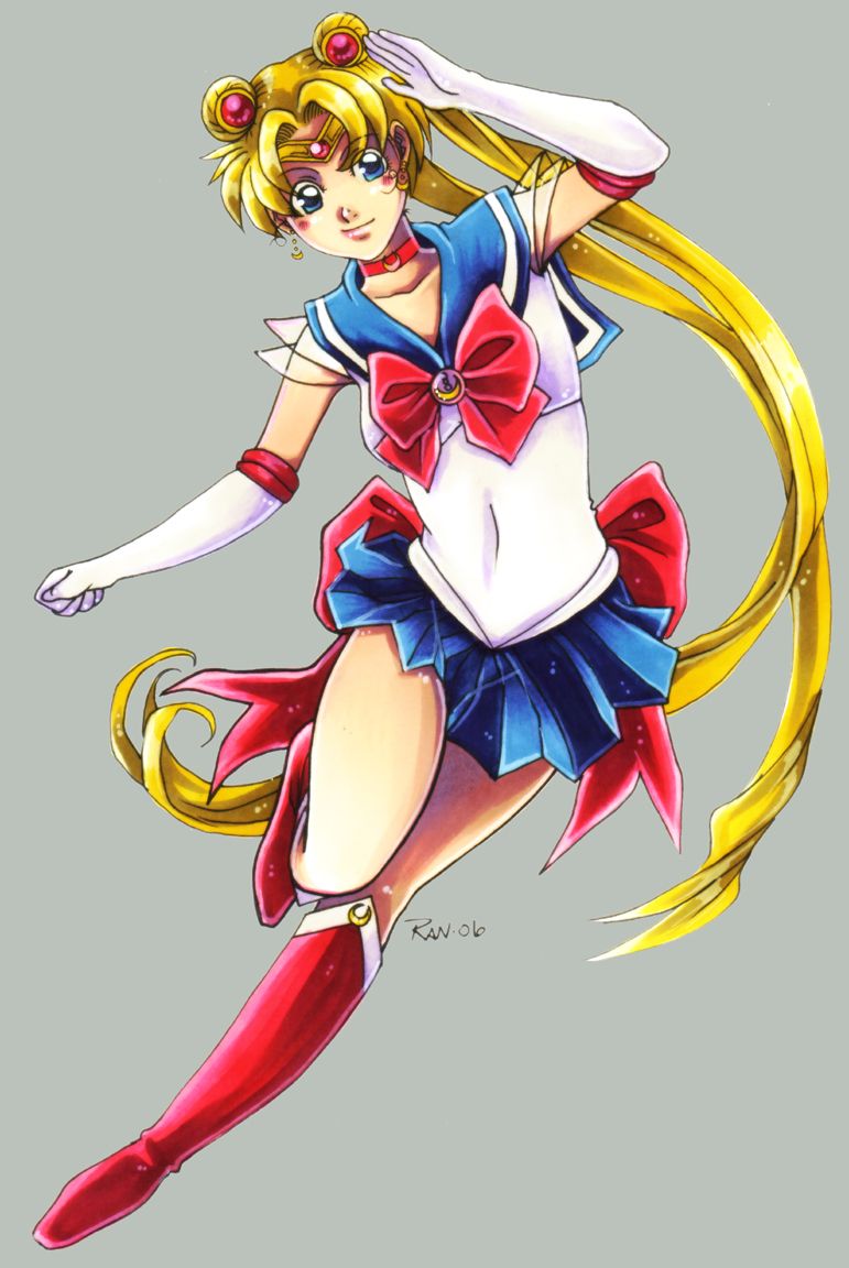 tsukino usagi and sailor moon (bishoujo senshi sailor moon)