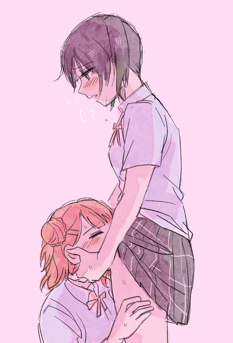uehara ayumu and takasaki yu (love live! and 1 more) drawn by solllolll