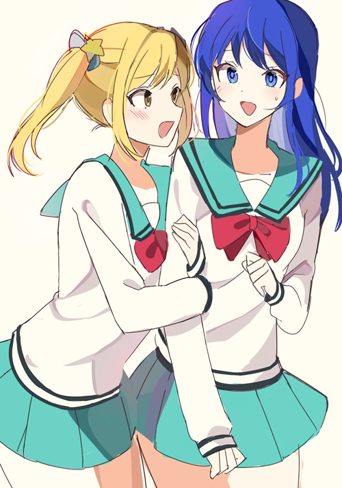 teruhashi kokomi and rifuta imu (saiki kusuo no psi nan) drawn by joman