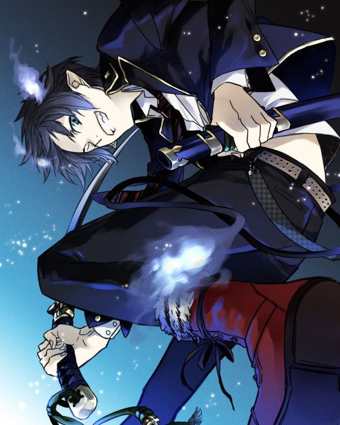 okumura rin (ao no exorcist) drawn by redm056