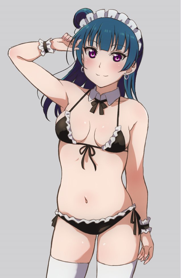 tsushima yoshiko (love live! and 1 more) drawn by ankara_(ko_ruto3)