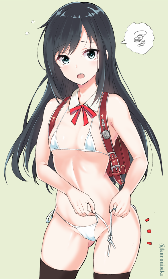 asashio and asashio kai ni (kantai collection) drawn by takaharu