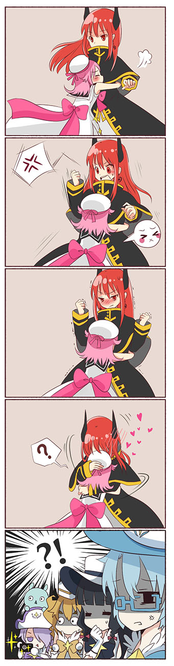 subaru, hikaru, itsuki, pleiadean, aoi, and 2 more (houkago no pleiades) drawn by bottle_(x890264)