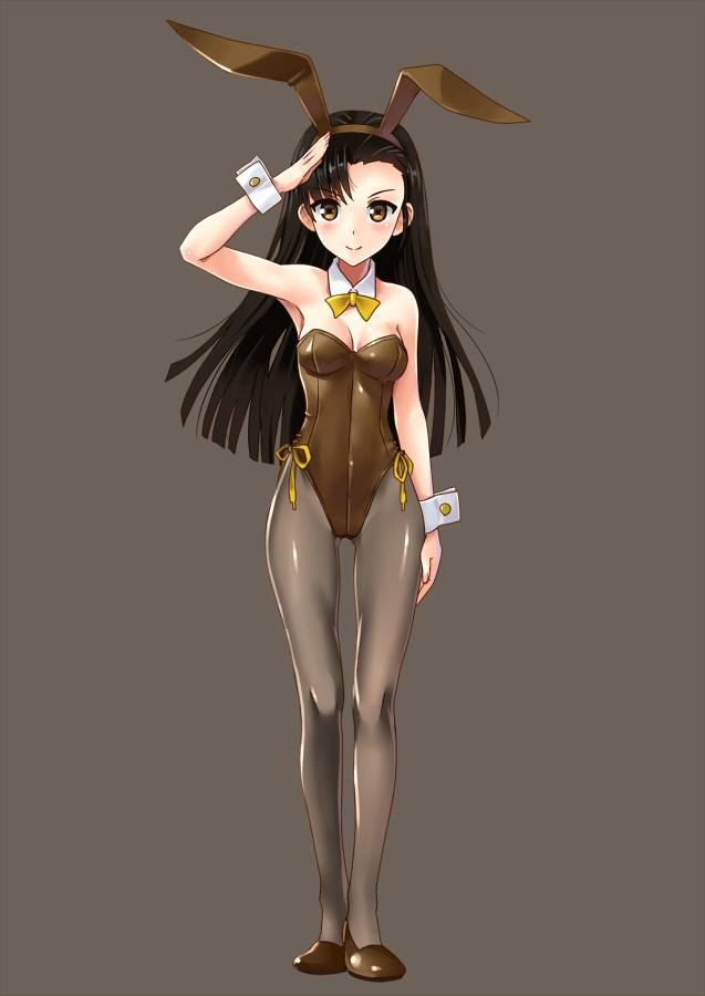 nishi kinuyo (girls und panzer) drawn by katahira_masashi