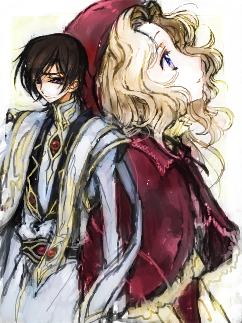 lelouch vi britannia and nunnally vi britannia (code geass) drawn by c_(rahit)