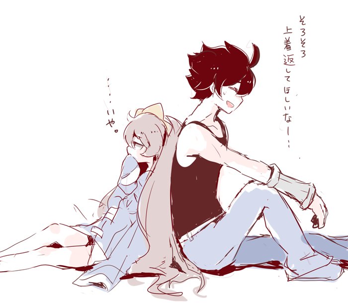 ashley and young cricket (warioware) drawn by herunia_kokuoji