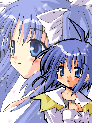 sakura, mikage sakura, and nin'i-tan (ukagaka) drawn by coupytwo