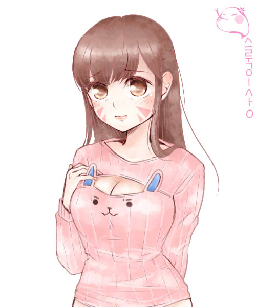 d.va (overwatch and 1 more) drawn by surugi-san