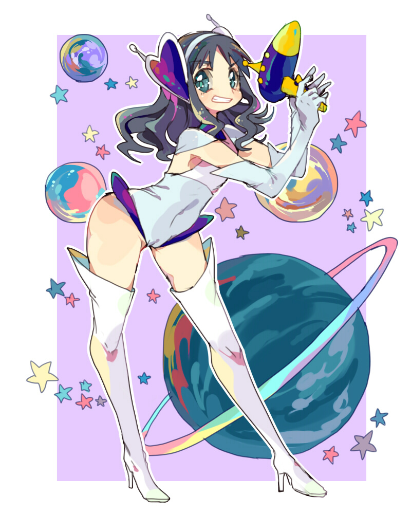 kurumi erika and aono miki (precure and 2 more) drawn by anno_aano