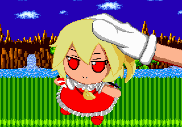 flandre scarlet (touhou and 2 more) drawn by swf_wegaman