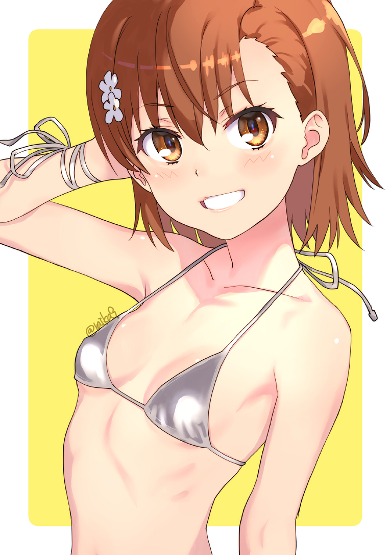 misaka mikoto (toaru majutsu no index and 2 more) drawn by raika9