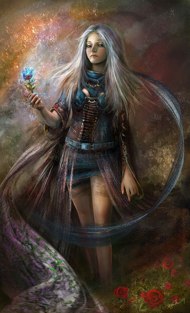 nayru (the legend of zelda and 1 more) drawn by kirsi_salonen