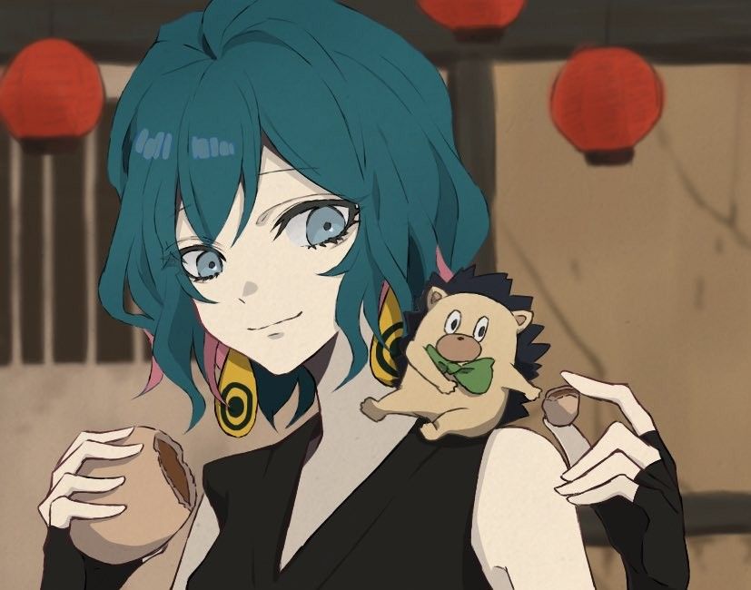 nira-chan and uniguri (zutto mayonaka de ii no ni and 1 more)