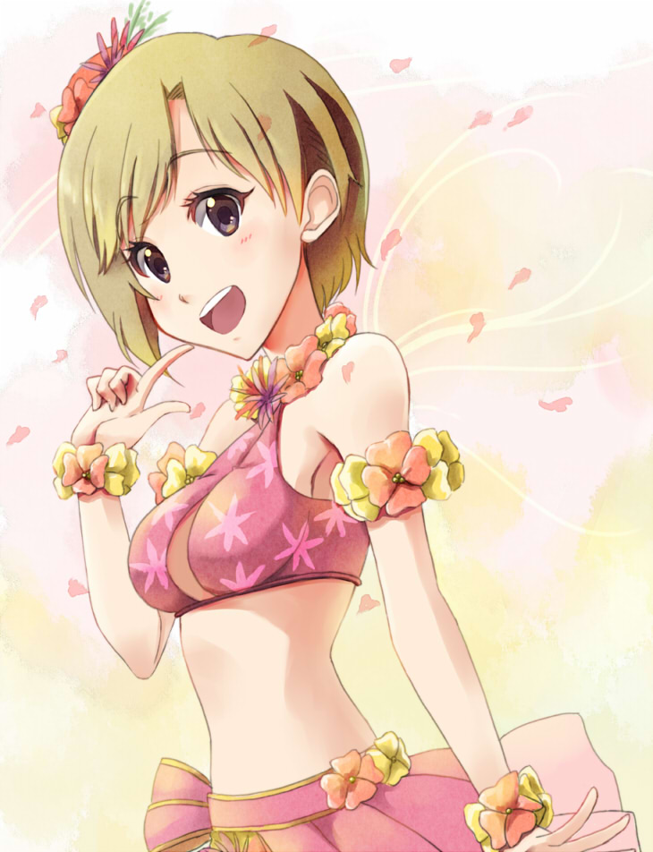 aiba yumi (idolmaster and 1 more) drawn by hoshi_sukii