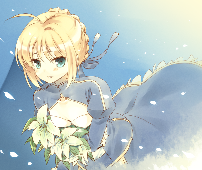 artoria pendragon and saber (fate and 1 more) drawn by komi_zumiko