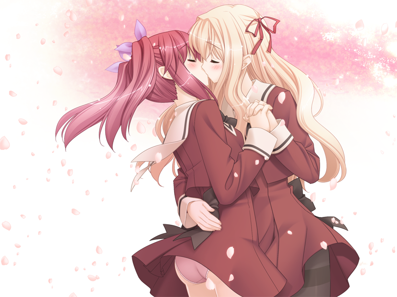 oda nanami and matsubara yuuna (sono hanabira ni kuchizuke wo) drawn by kani_biimu