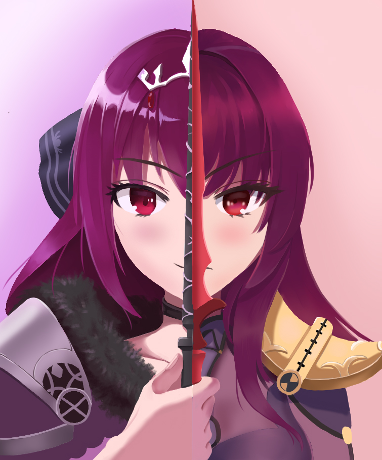 scathach and scathach skadi (fate and 1 more) drawn by kumo_hulan