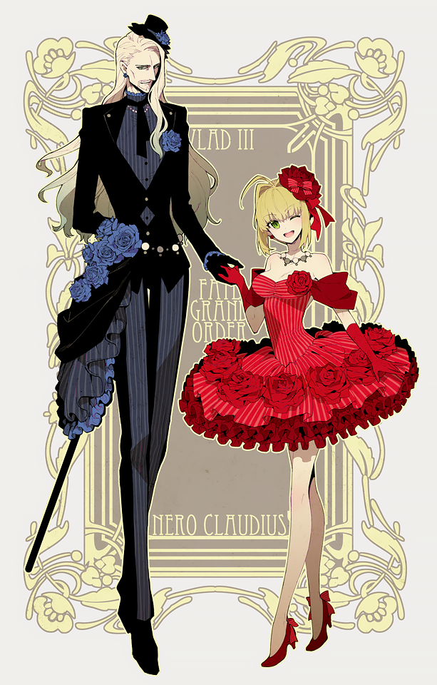 nero claudius and vlad iii (fate and 1 more) drawn by koshiro_itsuki