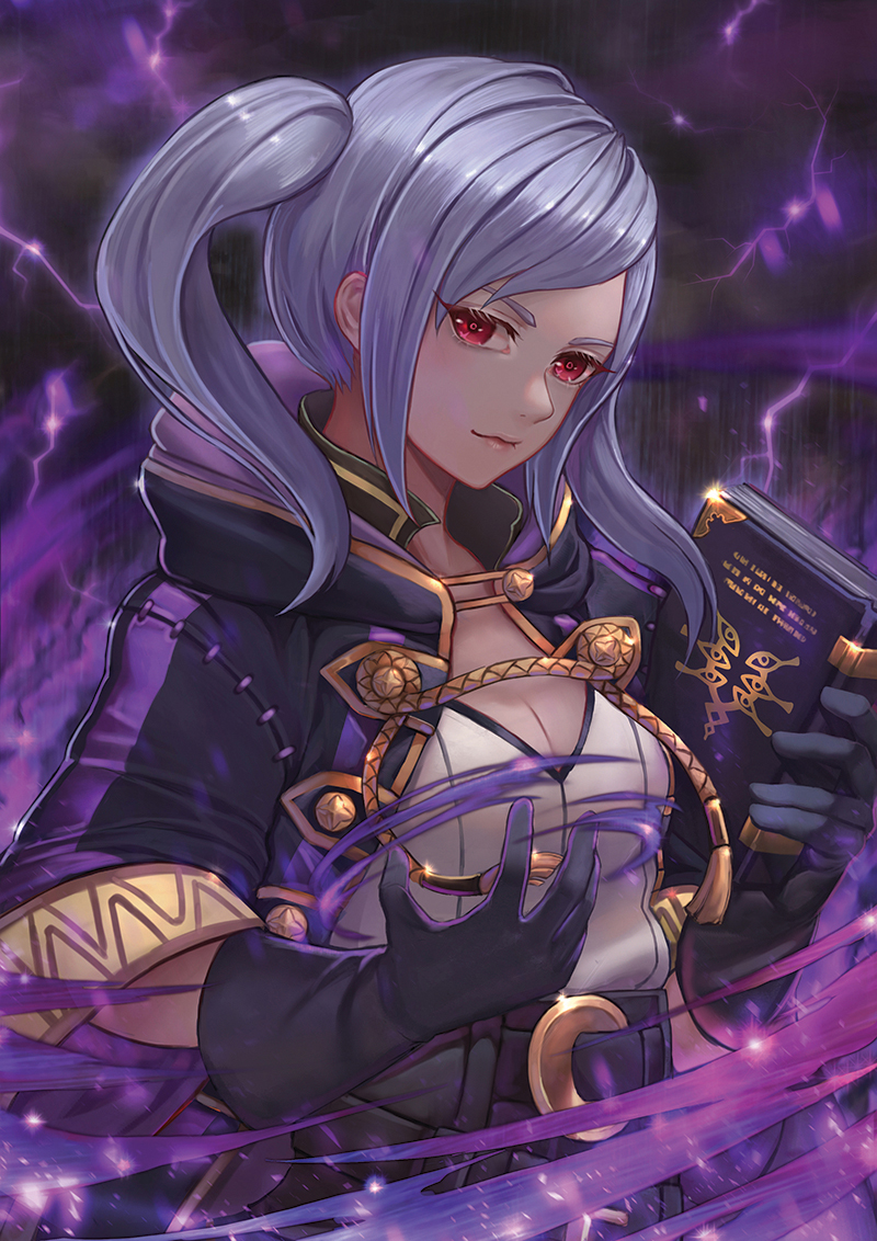 female robin (fire emblem and 2 more) drawn by kaejunni