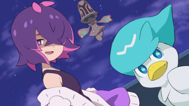 quaxly, dot, and beheeyem (pokemon and 1 more) drawn by hitsugi_mc