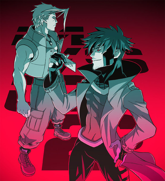 charlie nash and gambit (street fighter and 6 more) drawn by togatsuko