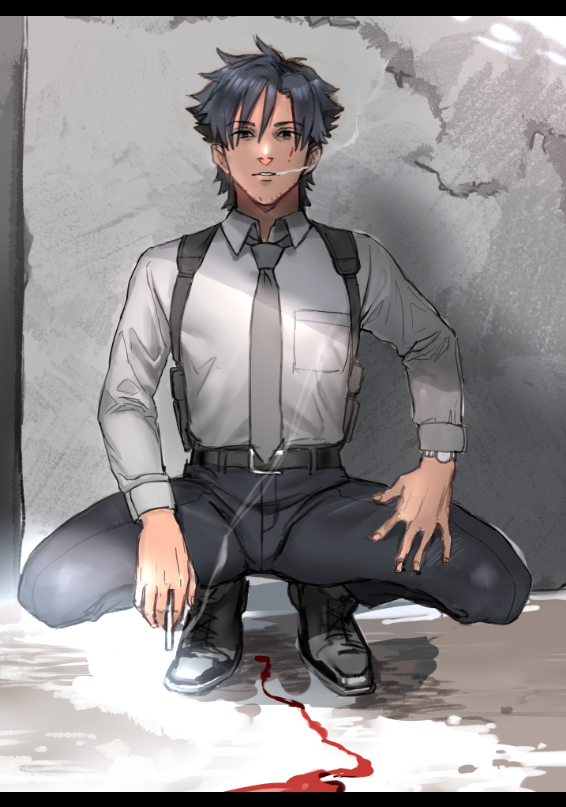 emiya kiritsugu (fate and 1 more) drawn by katekari_yuusuke