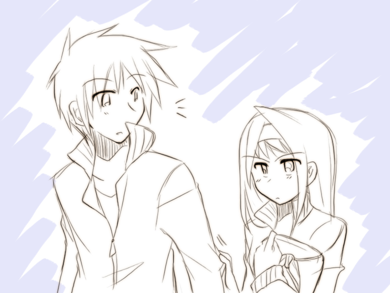 ky kiske and tsuzura saki (guilty gear and 2 more)