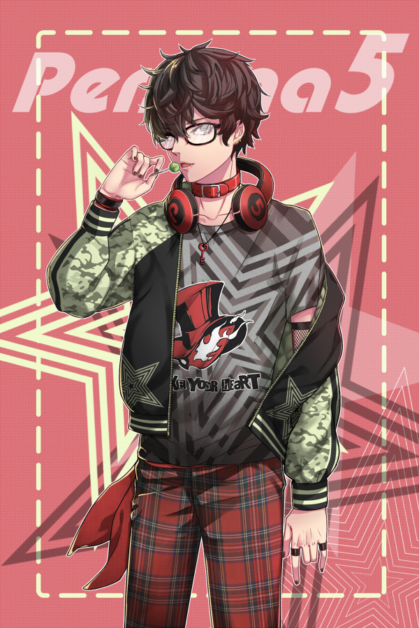amamiya ren (persona and 3 more) drawn by xuwu_jun
