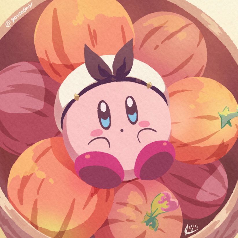 kirby and reisalin stout (kirby and 2 more) drawn by hari_(gorse6my)