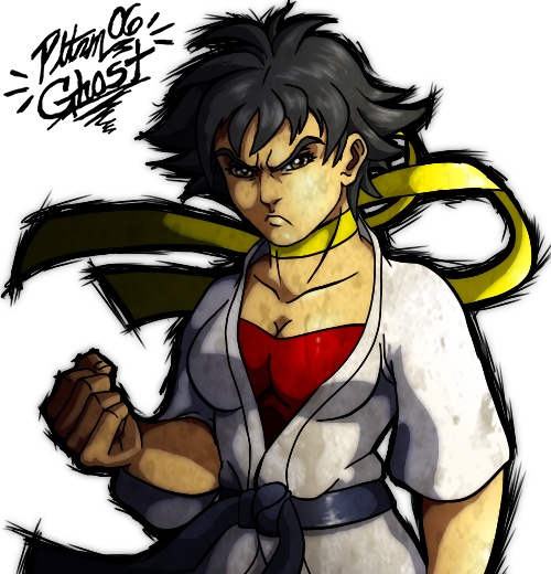 makoto (street fighter and 1 more) drawn by pltnm_ghost