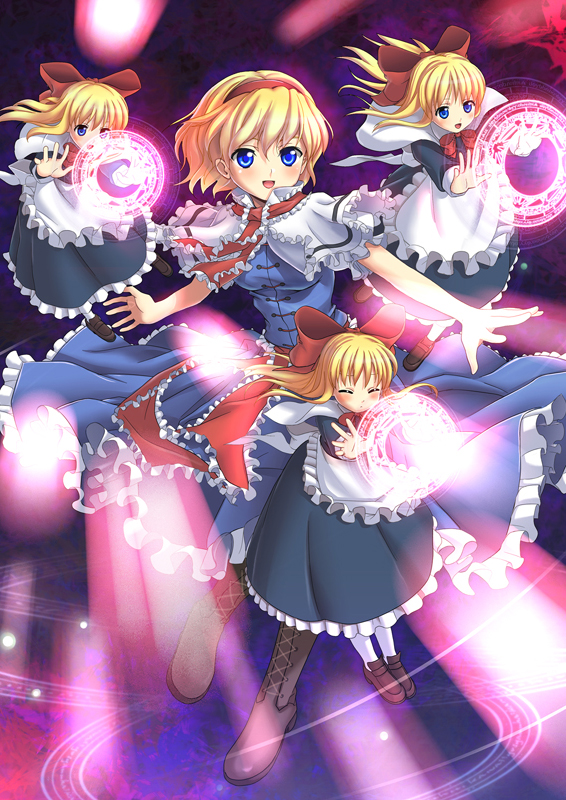 alice margatroid and shanghai doll (touhou) drawn by kimitoshiin