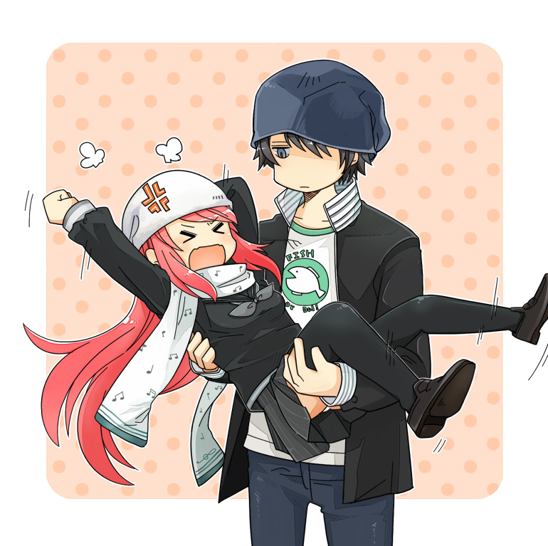 ban airi and torii jungo (devil survivor and 1 more) drawn by pekosuke