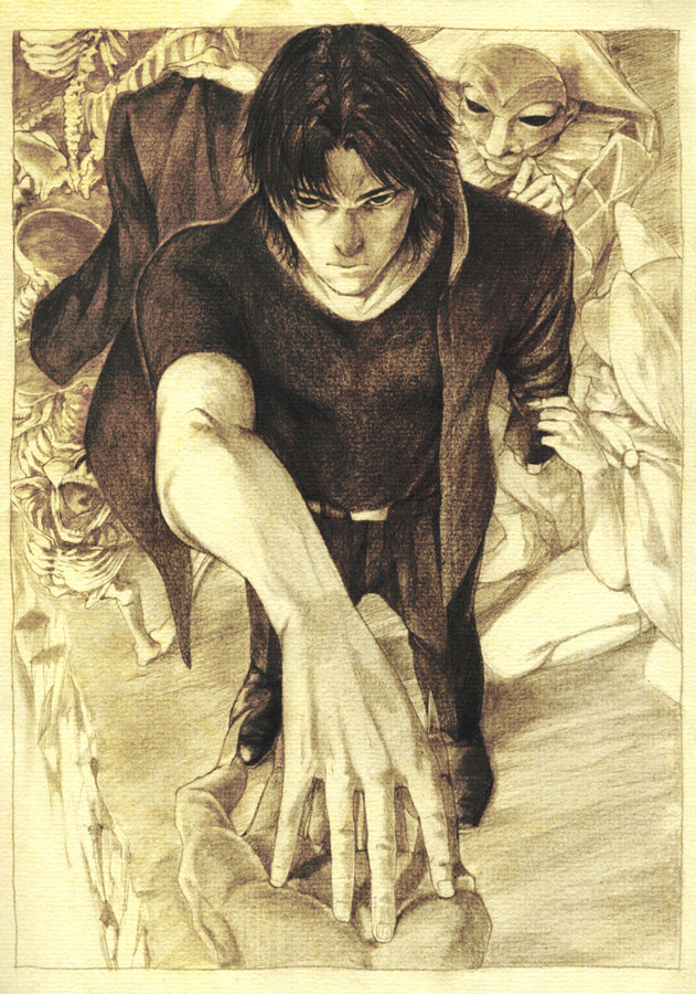 kotomine kirei (fate and 1 more) drawn by kodu_(dukkoudu)