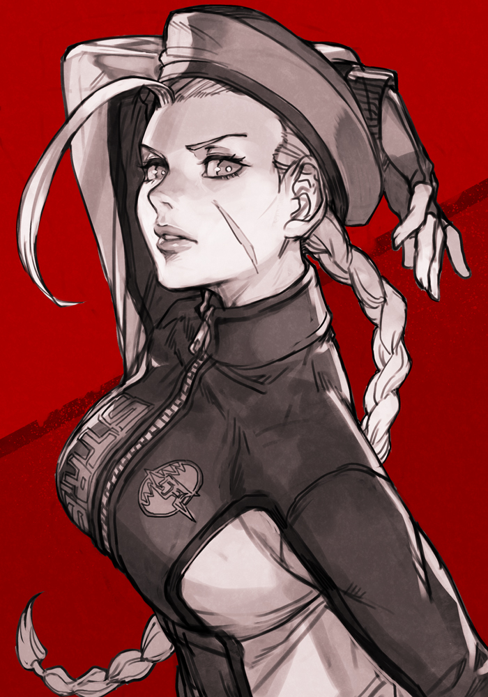cammy white and track suit cammy (street fighter and 1 more) drawn by hungry_clicker