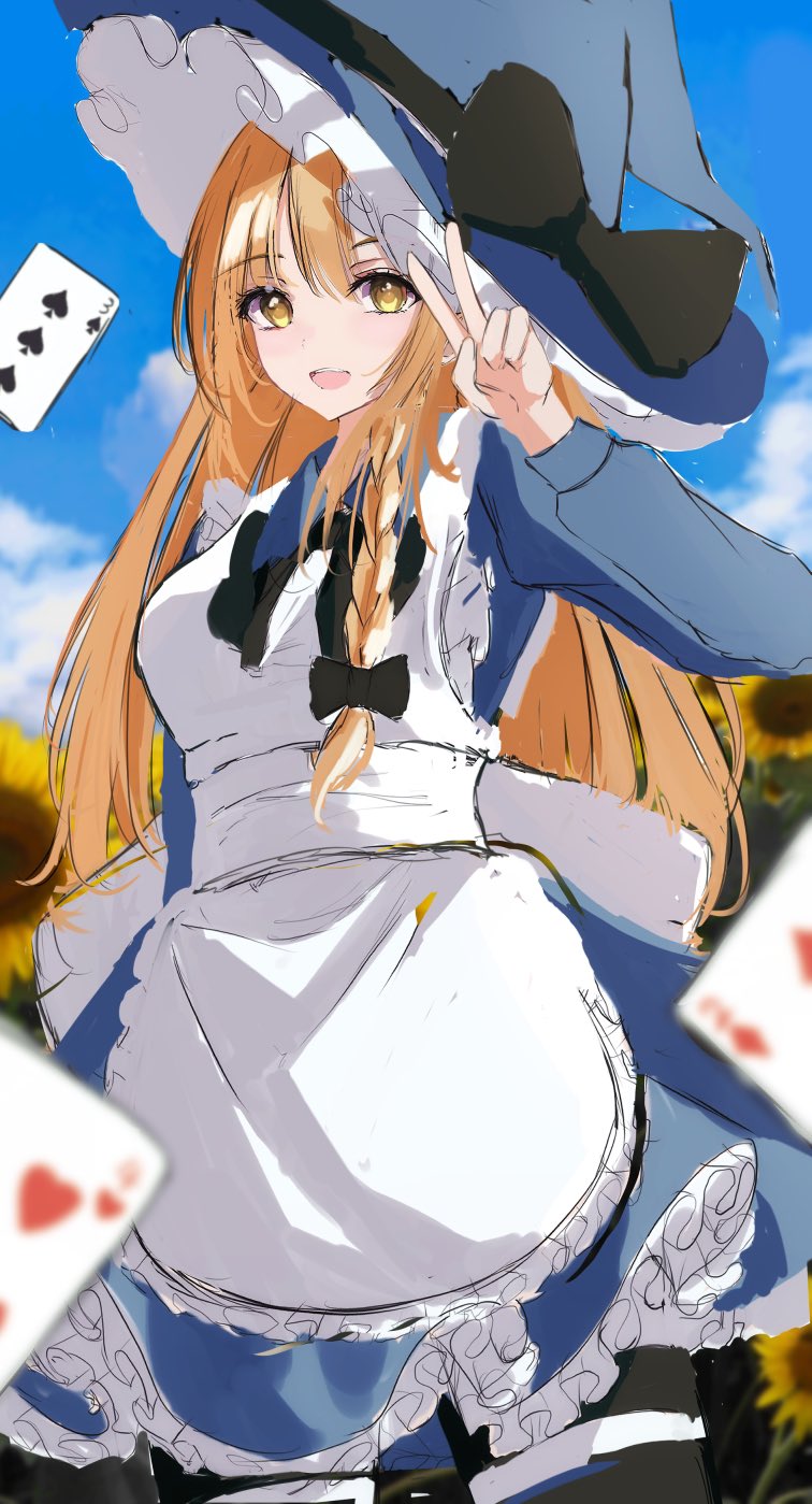 kirisame marisa and alice (touhou and 1 more) drawn by 7saki