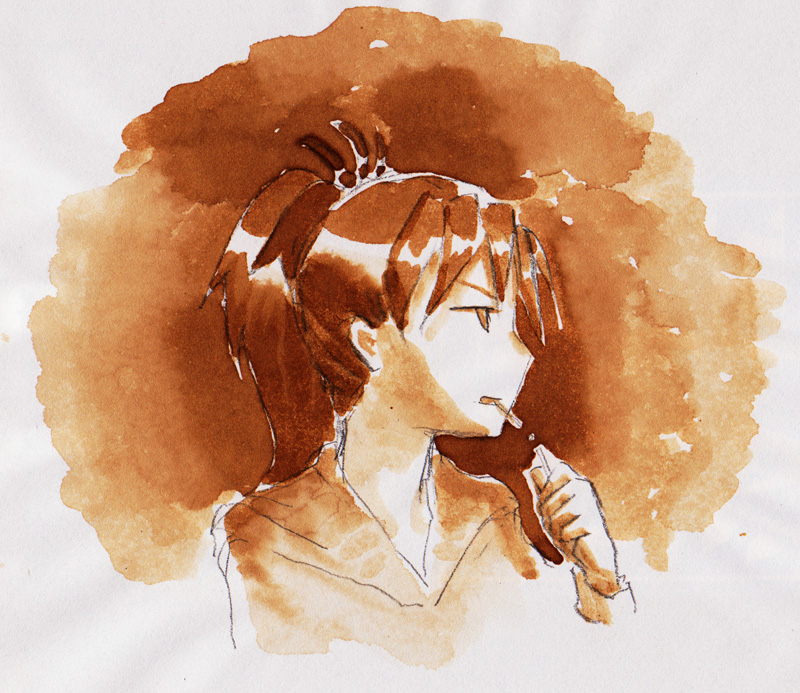 sakura kyoko (mahou shoujo madoka magica) drawn by mukiki